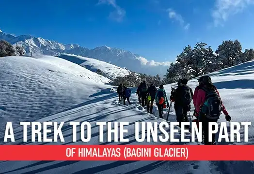 Bagini Glacier Trek - Unseen Part of Himalayas with TTH