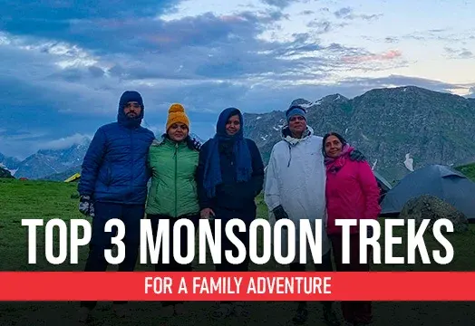 Top 3 Monsoon Treks for a Family Adventure