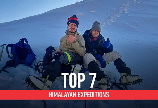 Top 7 Himalayan Expeditions - Trek The Himalayas