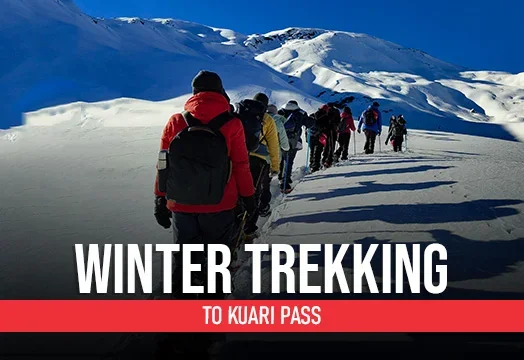 Winter Trekking to Kuari Pass
