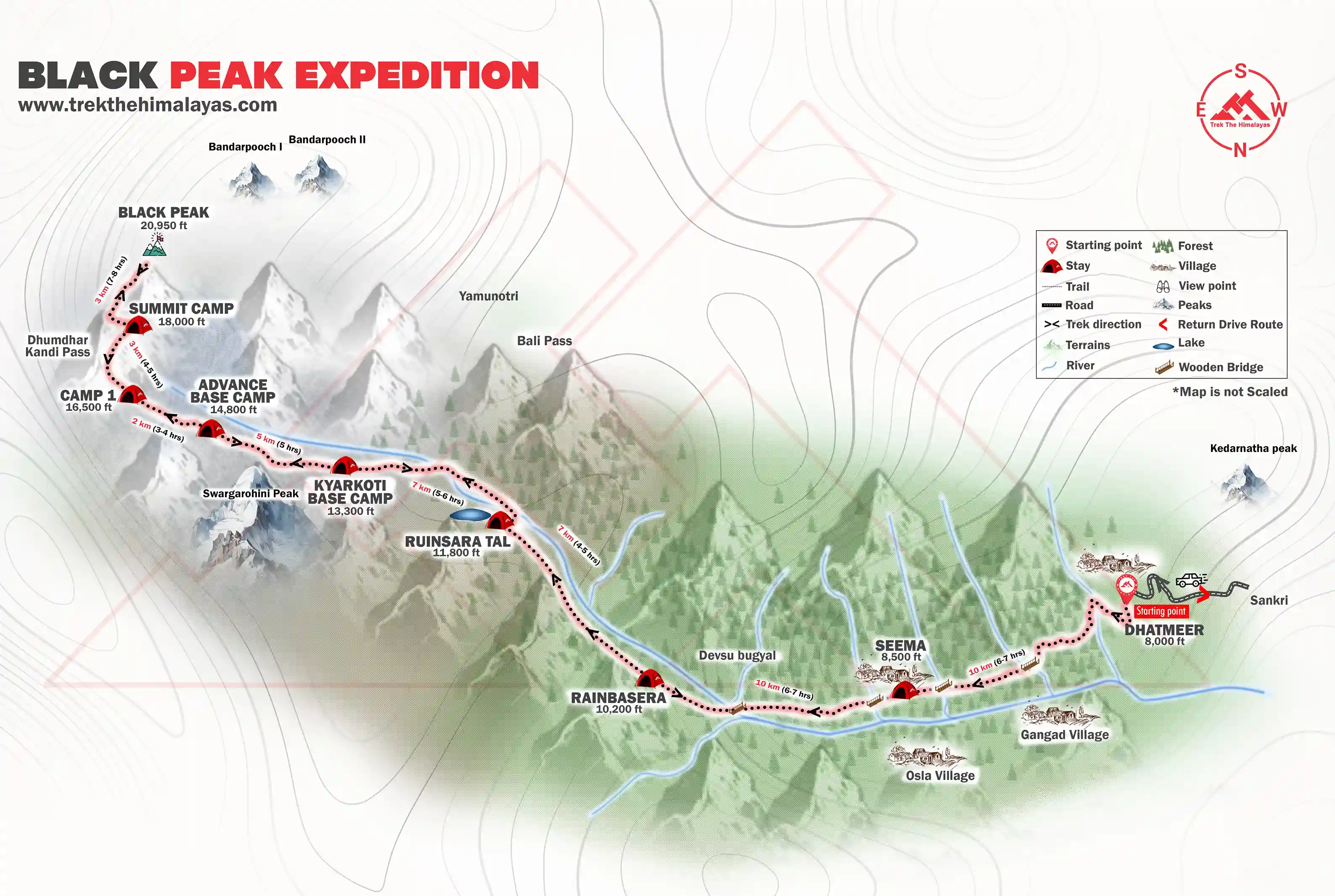 Black Peak Expedition Maps