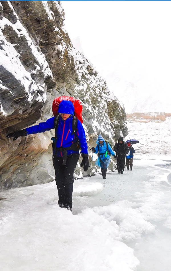 Chadar Trek Frozen River