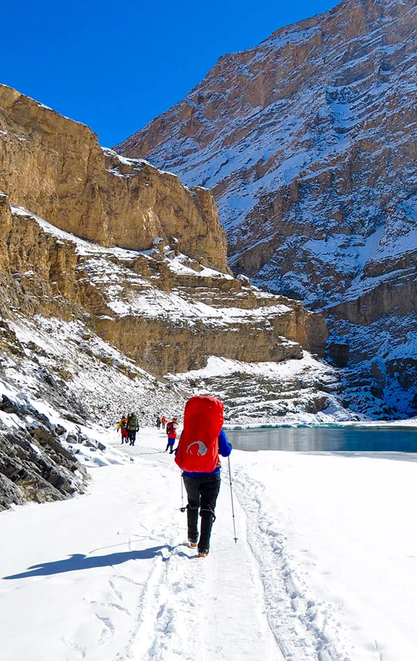 Chadar Trek Frozen River