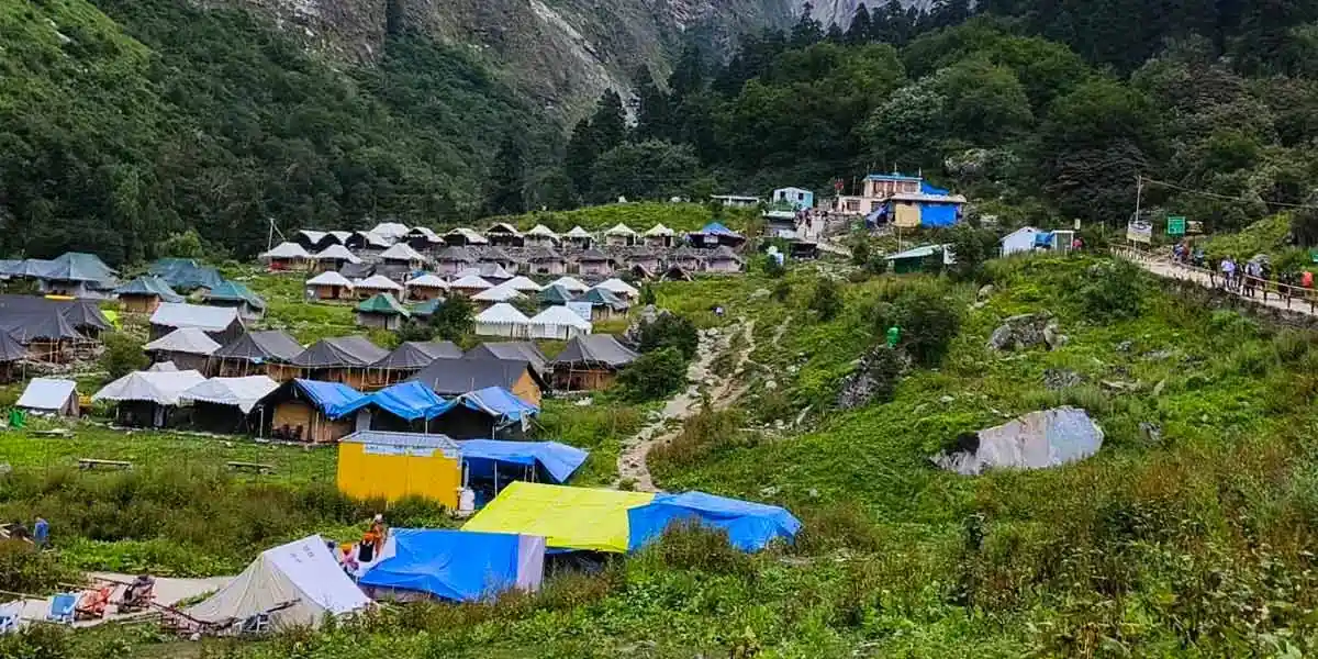 Ghangaria Base Camp
- valley of flowers campsite view