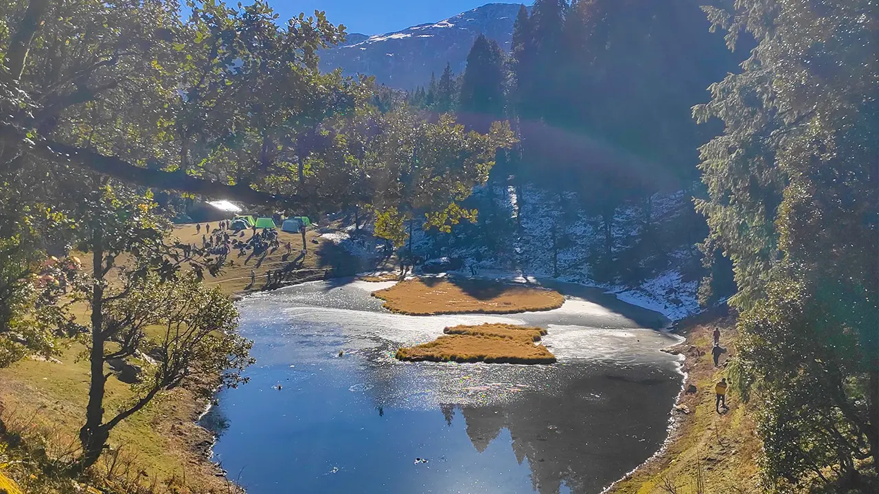 View of Juda ka talab, Trek The Himalayas