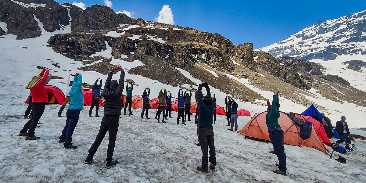 Trek Fitness level you need for High Altitude Treks