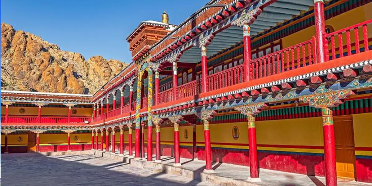 Hemis Monastery- 	
    places to visit in leh ladakh