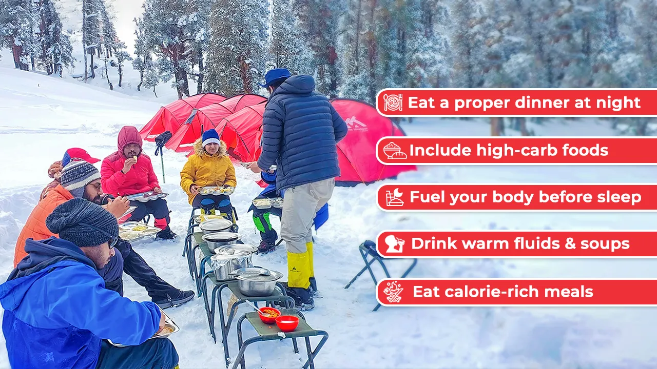 Tips to stay warm during the trek