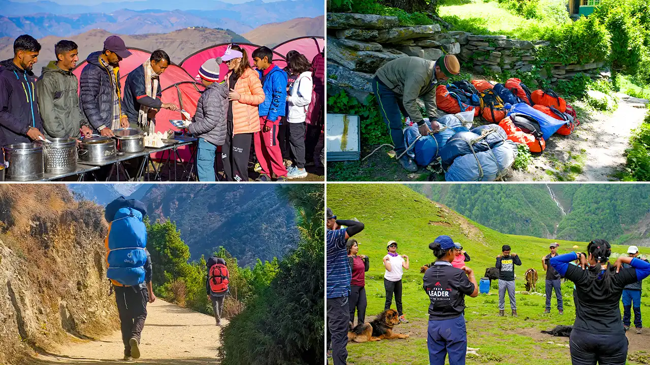 Image showing the Trek The Himalayas background operations for a successful trek